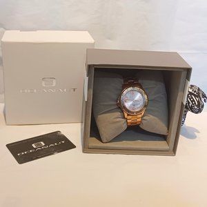 NEW In Box $350 Rose Gold Oceanaut Camara OC9813 Womens Wristwatch
